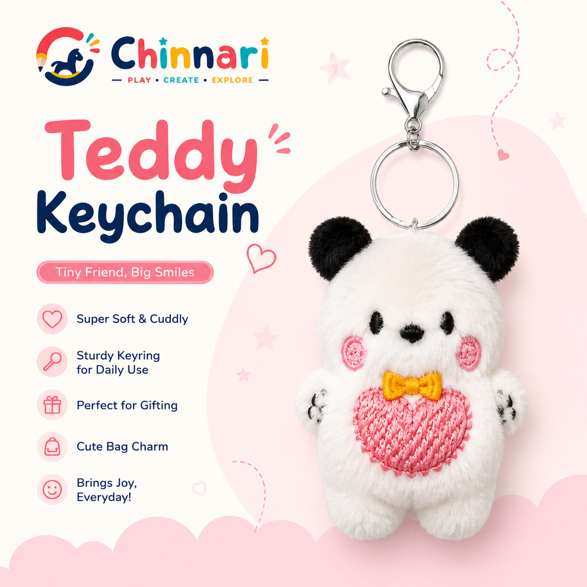 Teddy Keychain