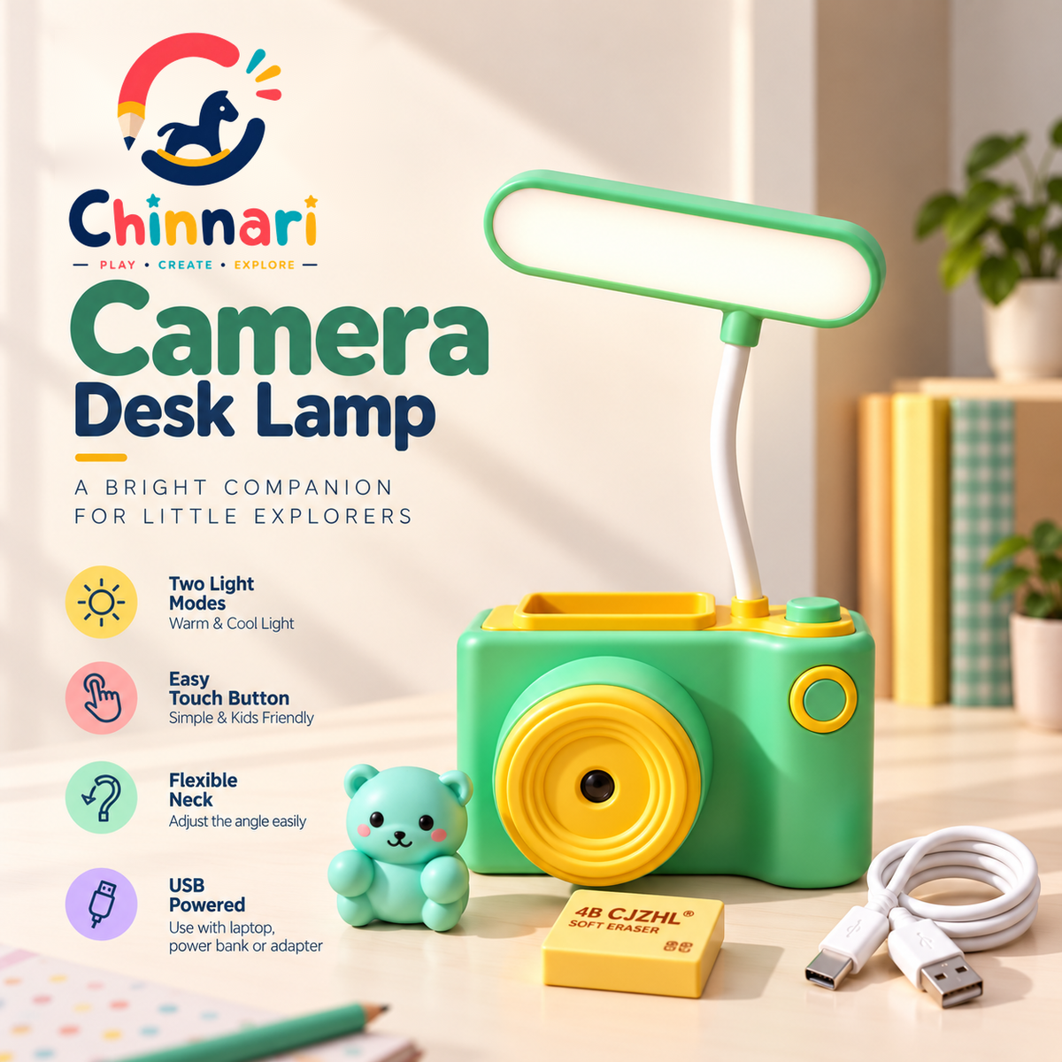 Camera Desk Lamp